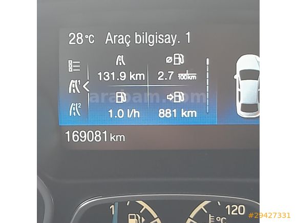 Sahibinden Ford C-Max 1.6 TDCi Titanium X 2015 Model