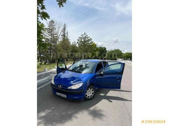 Bayandan Otomatik Vites Bakımlı Mavi Boncuk / Peugeot 206 1.4 XR / Masrafsız & Ekonomik