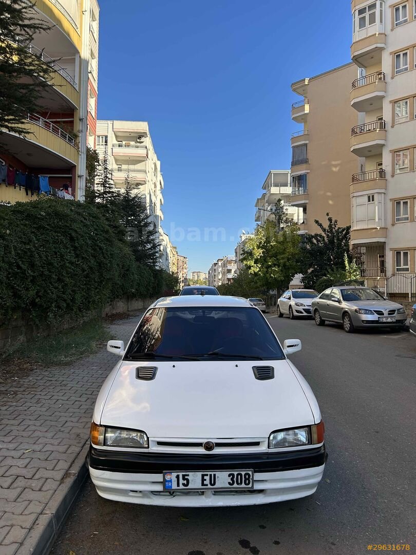Sahibinden Mazda 323 1.6 GLX 1992 Model Batman 415.000 km Beyaz 1