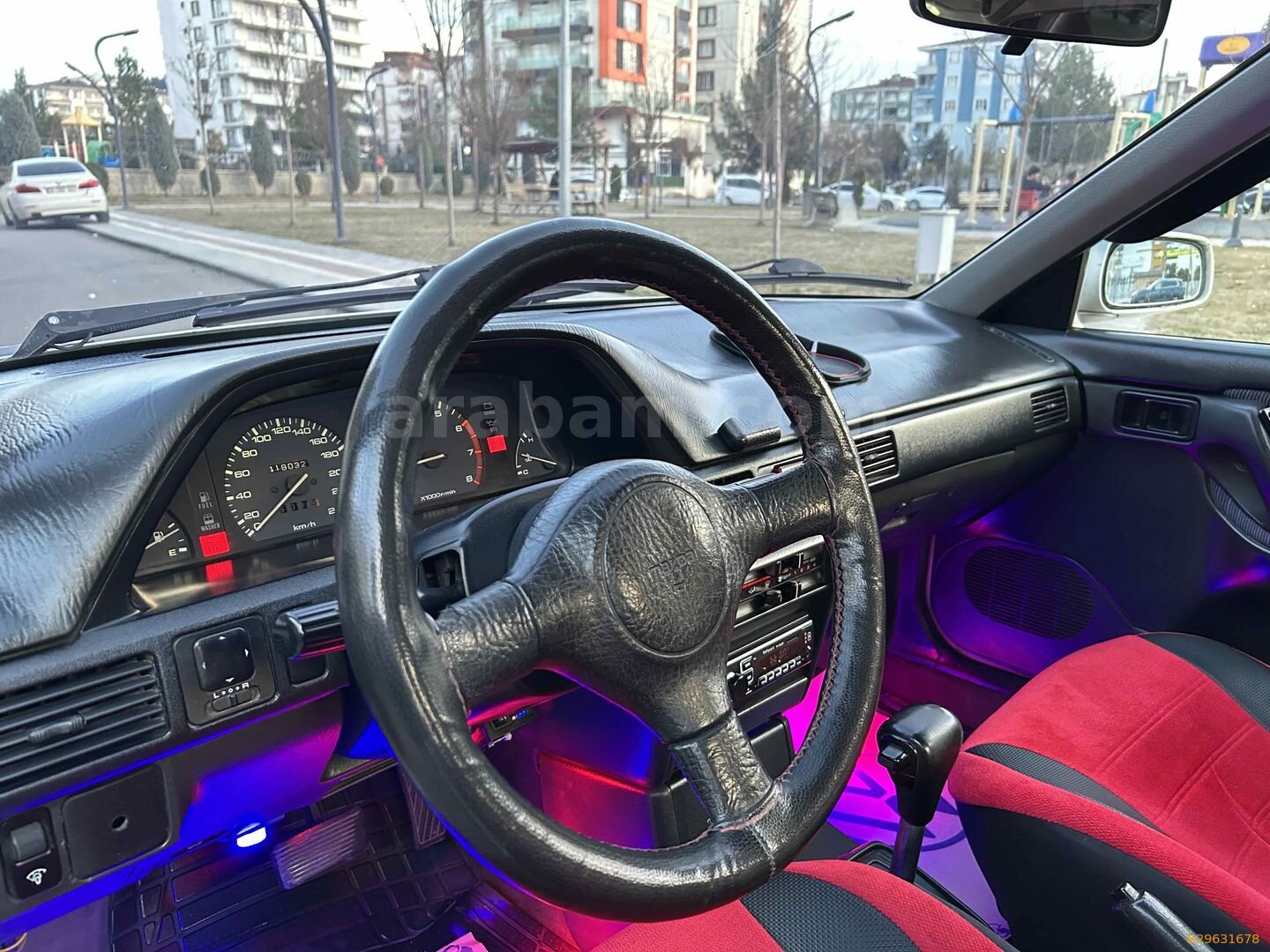 Sahibinden Mazda 323 1.6 GLX 1992 Model Batman 415.000 km Beyaz 4