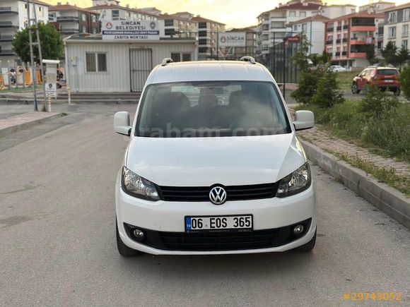 ÇİFT SÜRGÜLÜ 2013 MODEL Caddy 1.6 TDI Trendline Ankara TERTEMİZ BAKIMLI