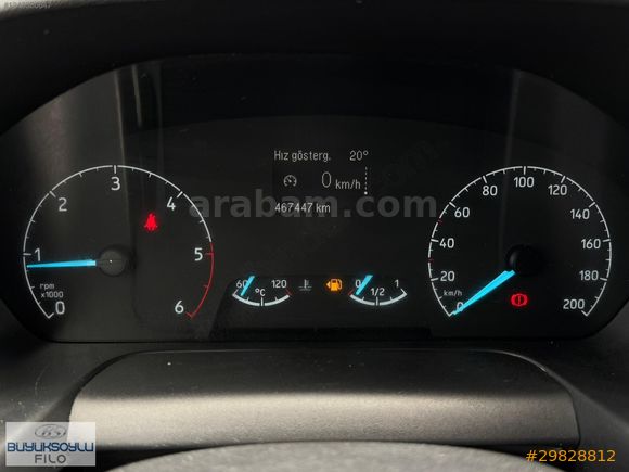 BÜYÜKSOYLU FİLO/2019 TRANSİT CUSTOM 340 L ORTA KABİN FRİGOFİRİK
