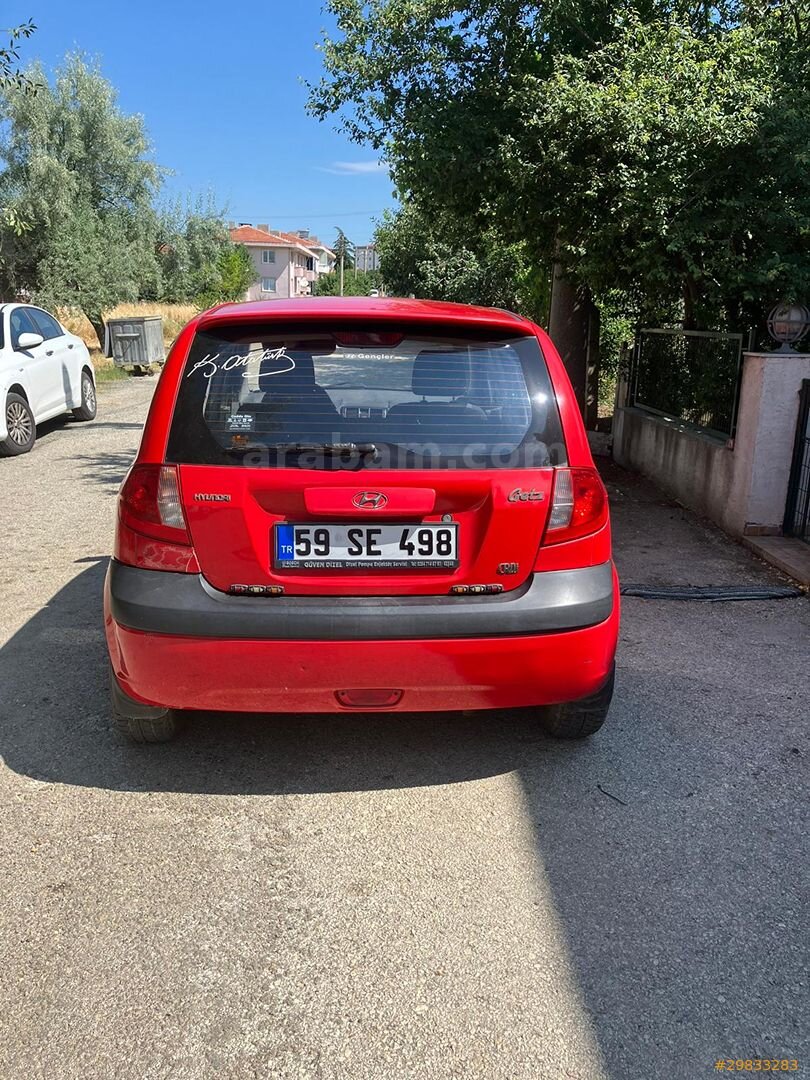 Sahibinden Hyundai Getz 1.5 CRDi VGT Start 2009 Model Edirne 392.000 km Kırmızı 7
