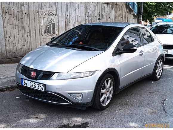 Sahibinden Honda Civic 1.8 Sport 2007 Model  293.000 km Gri (Gümüş)