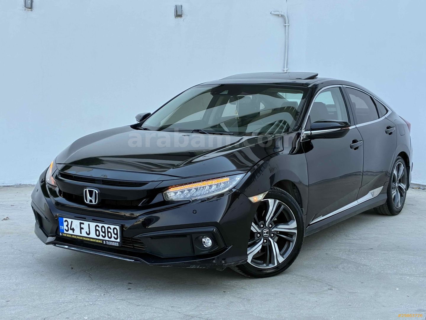 MERSİN HONDA CİVİC RS ECO EXECUTİVE PLUS OV 182HP MERSİN LPG Lİ