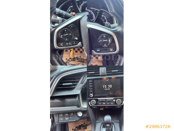 Mersin Honda Civic RS Eco Executive plus ov 182hp Mersin LPG li
