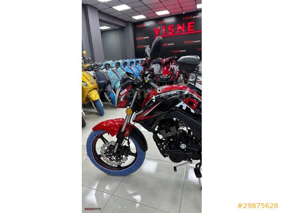 VİŞNE MOTORS'DAN ARORA AR06 GÜÇLÜ MOTOR 6 VİTES KARTA 12 TAKSİT