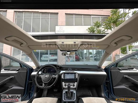 2016 MODEL+1.6 TDI+CAM TAVAN+OTOMATİK+WV PASSAT+BOL EXTRALI
