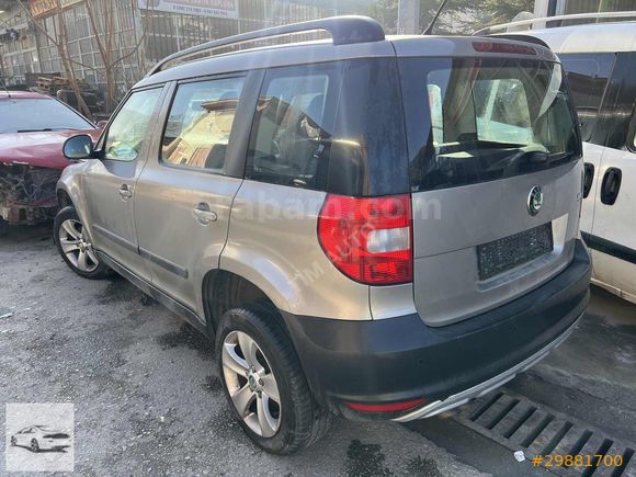 HURDA BELGELİ SKODA YETİ 1.6 TDİ