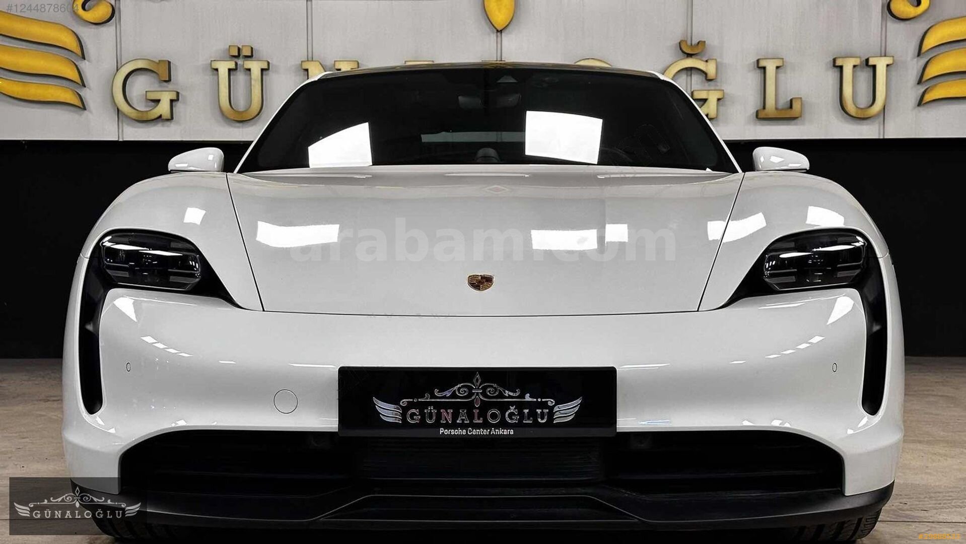 Galeriden Porsche Taycan Elektrik 2021 Model Ankara 38.000 km Beyaz 1