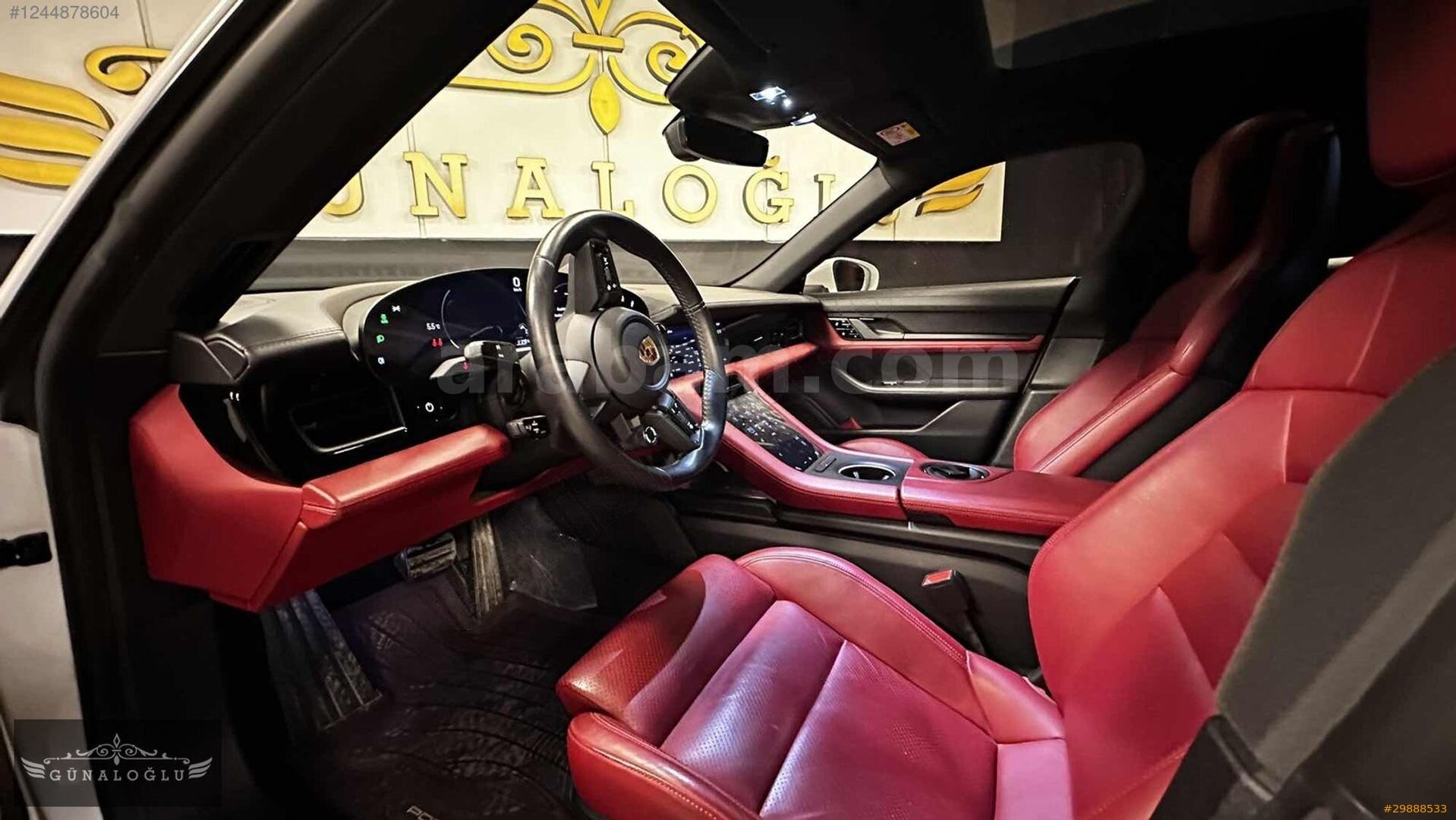 Galeriden Porsche Taycan Elektrik 2021 Model Ankara 38.000 km Beyaz 2