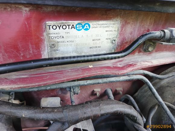 Sahibinden Toyota Corolla 1.6 XEi 1996 Model