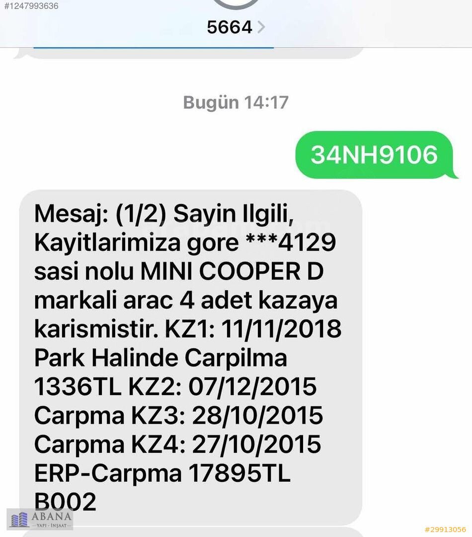 Galeriden Mini Cooper 1.5 D Pepper 2015 Model İstanbul 225.000 km Beyaz 2