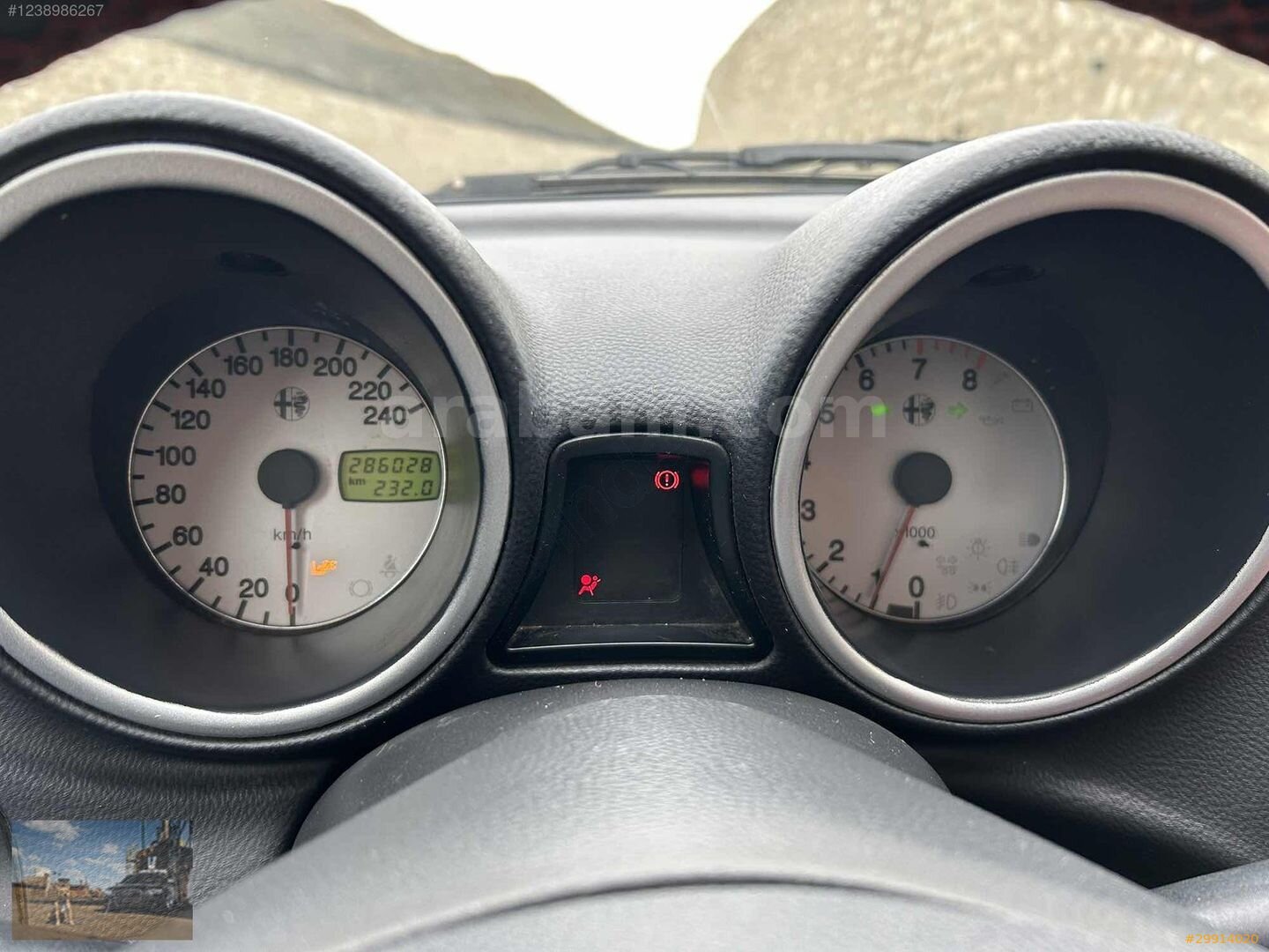 Galeriden Alfa Romeo 156 1.6 TS 2001 Model Bolu 290.000 km Gri 6