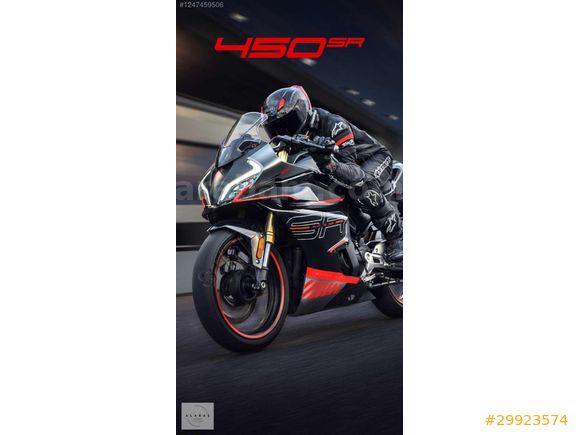 ALABAŞ MOTOR 2025 CFMOTO 450 SR HEMEN TESLİM.