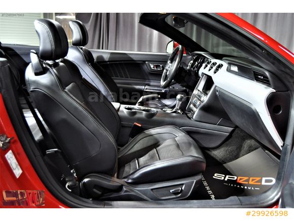 SPEED'DEN 2015 FORD MUSTANG 2.3 CONVERTIBLE HATASIZ 26.959 KM'DE
