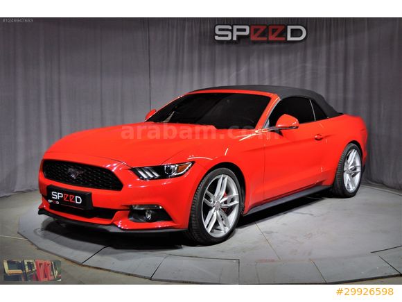 SPEED'DEN 2015 FORD MUSTANG 2.3 CONVERTIBLE HATASIZ 26.959 KM'DE