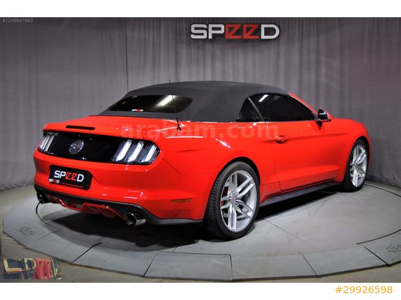 SPEED'DEN 2015 FORD MUSTANG 2.3 CONVERTIBLE HATASIZ 26.959 KM'DE