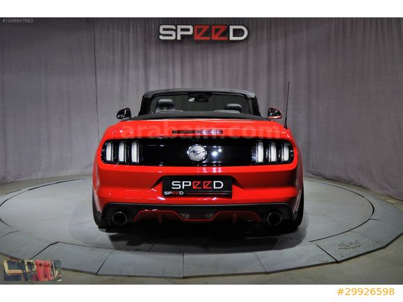 SPEED'DEN 2015 FORD MUSTANG 2.3 CONVERTIBLE HATASIZ 26.959 KM'DE