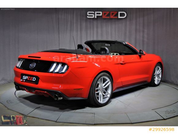 SPEED'DEN 2015 FORD MUSTANG 2.3 CONVERTIBLE HATASIZ 26.959 KM'DE