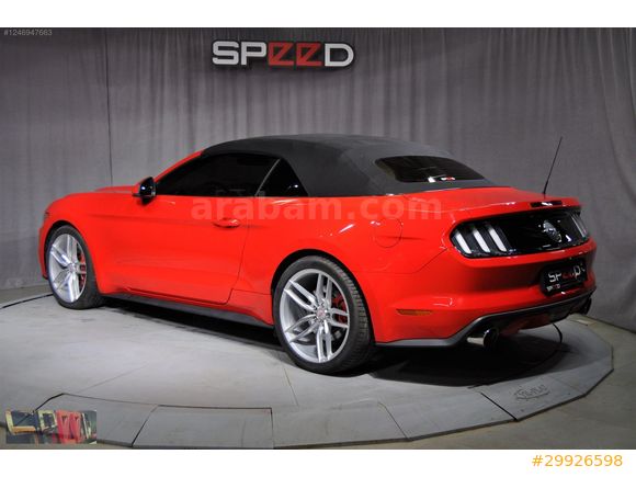 SPEED'DEN 2015 FORD MUSTANG 2.3 CONVERTIBLE HATASIZ 26.959 KM'DE