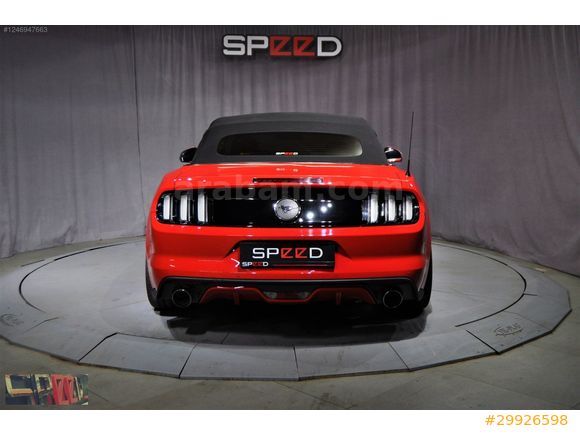 SPEED'DEN 2015 FORD MUSTANG 2.3 CONVERTIBLE HATASIZ 26.959 KM'DE