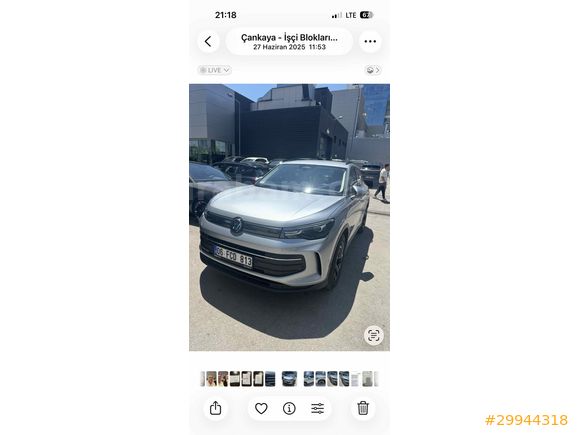Sahibinden Volkswagen Tiguan 1.5 TSI Life 2024 Model 