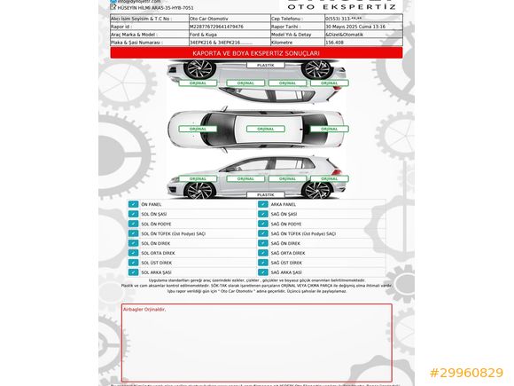 HATASIZ BOYASIZ DİZEL OTOMATİK TİTANYUM KUGA