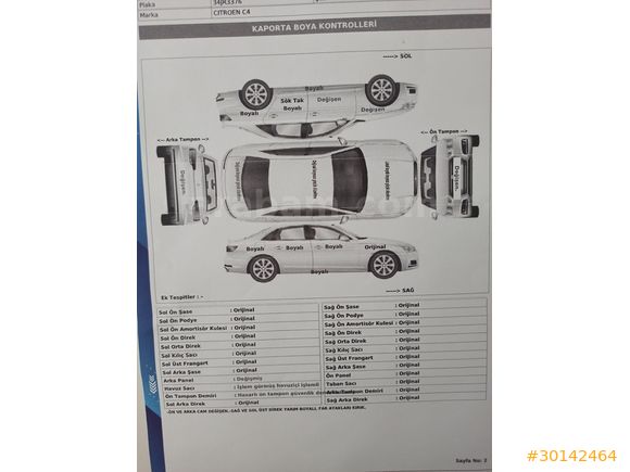 2012 Model Dizel Otomatik Citroen C4