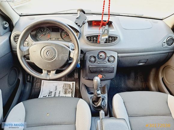 AKGÜLOTOMOTIV"DEN 2010MODEL RENAULTCLİO1,2 AUTHENTİqUEBENZİN"LPG