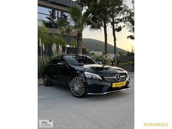 MERCEDES C180 AMG+GECE+IŞIK+İMZALI BOYASIZ 155.000 KM FULL Eşsiz