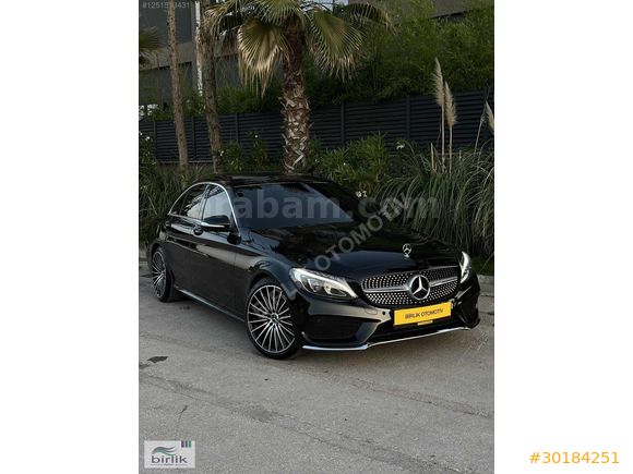 MERCEDES C180 AMG+GECE+IŞIK+İMZALI BOYASIZ 155.000 KM FULL Eşsiz