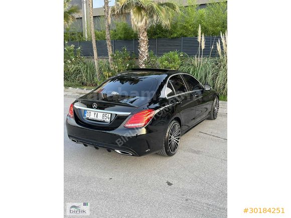 MERCEDES C180 AMG+GECE+IŞIK+İMZALI BOYASIZ 155.000 KM FULL Eşsiz
