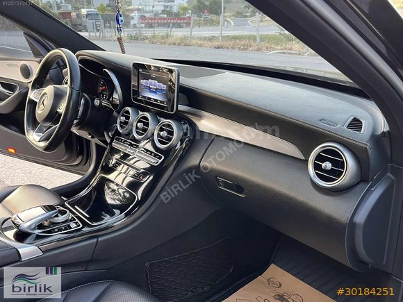 MERCEDES C180 AMG+GECE+IŞIK+İMZALI BOYASIZ 155.000 KM FULL Eşsiz