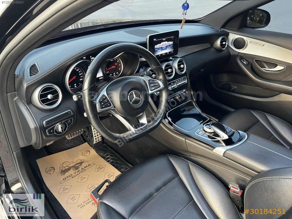 MERCEDES C180 AMG+GECE+IŞIK+İMZALI BOYASIZ 155.000 KM FULL Eşsiz