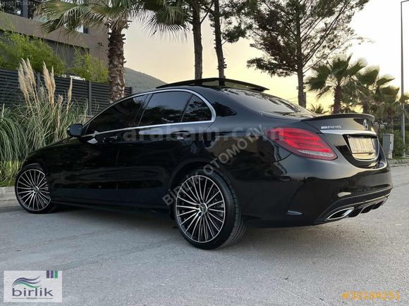 MERCEDES C180 AMG+GECE+IŞIK+İMZALI BOYASIZ 155.000 KM FULL Eşsiz