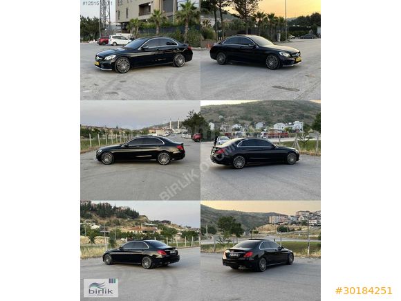 MERCEDES C180 AMG+GECE+IŞIK+İMZALI BOYASIZ 155.000 KM FULL Eşsiz