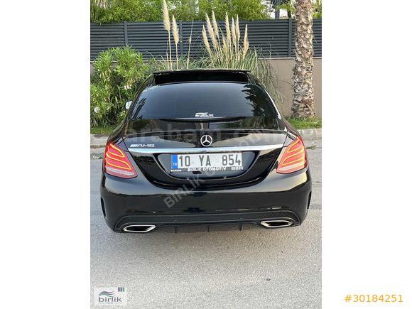 MERCEDES C180 AMG+GECE+IŞIK+İMZALI BOYASIZ 155.000 KM FULL Eşsiz