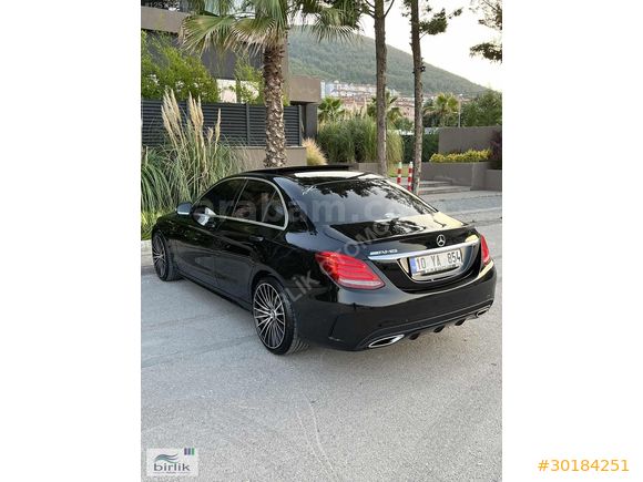 MERCEDES C180 AMG+GECE+IŞIK+İMZALI BOYASIZ 155.000 KM FULL Eşsiz