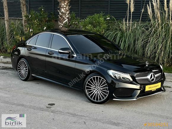 MERCEDES C180 AMG+GECE+IŞIK+İMZALI BOYASIZ 155.000 KM FULL Eşsiz