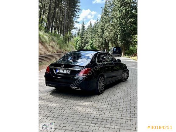 MERCEDES C180 AMG+GECE+IŞIK+İMZALI BOYASIZ 155.000 KM FULL Eşsiz