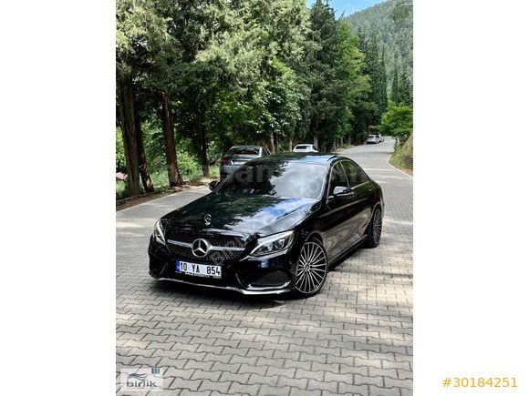 MERCEDES C180 AMG+GECE+IŞIK+İMZALI BOYASIZ 155.000 KM FULL Eşsiz