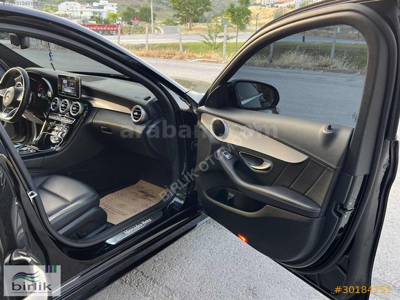 MERCEDES C180 AMG+GECE+IŞIK+İMZALI BOYASIZ 155.000 KM FULL Eşsiz