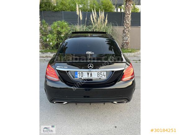 MERCEDES C180 AMG+GECE+IŞIK+İMZALI BOYASIZ 155.000 KM FULL Eşsiz