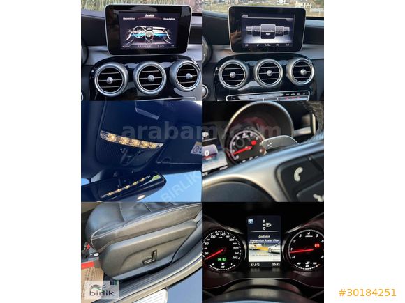 MERCEDES C180 AMG+GECE+IŞIK+İMZALI BOYASIZ 155.000 KM FULL Eşsiz