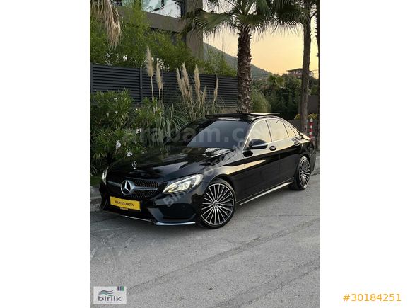 MERCEDES C180 AMG+GECE+IŞIK+İMZALI BOYASIZ 155.000 KM FULL Eşsiz