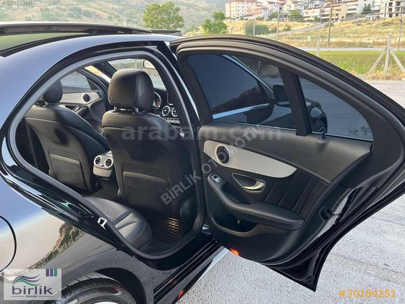 MERCEDES C180 AMG+GECE+IŞIK+İMZALI BOYASIZ 155.000 KM FULL Eşsiz