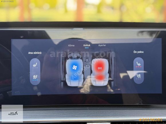AFC MOTORS CHERY TİGGO 8 PRO MAX HEAD-UP ISITMA SOĞUTMA