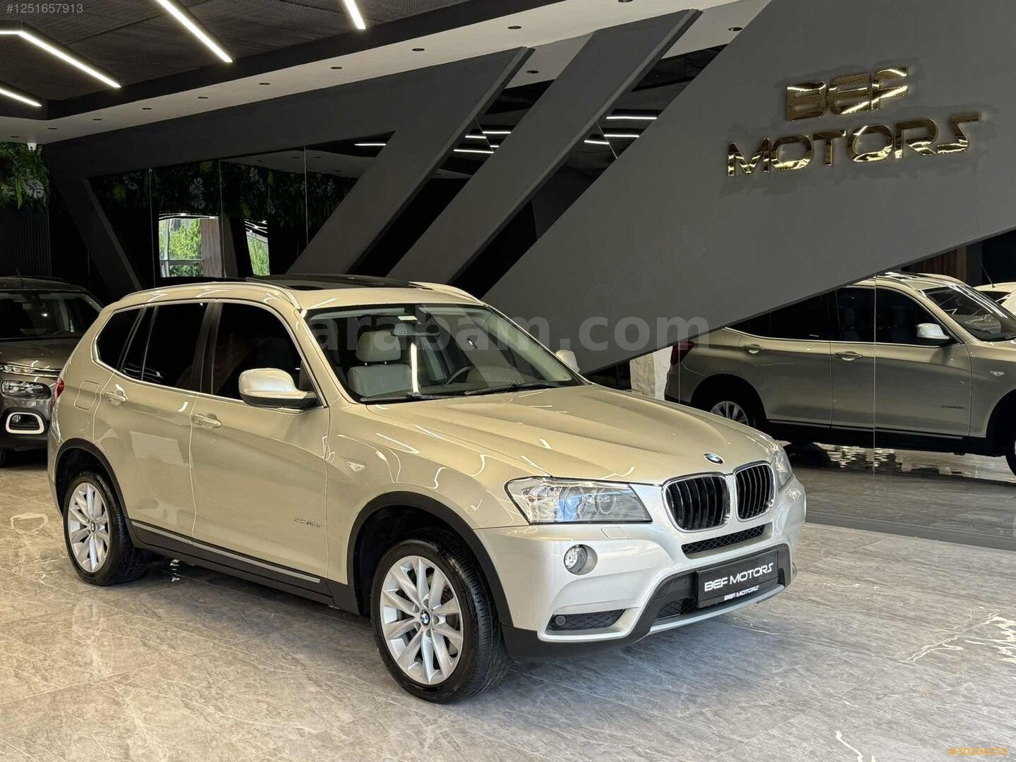 2012 BMW X3 2.0d PREMIUM xDrive BOYASIZ 243.000 KM 1