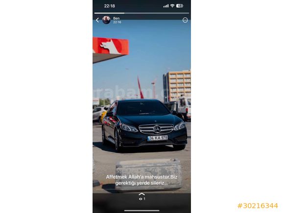 Sahibinden Mercedes - Benz E 180 AMG 2015 Model 